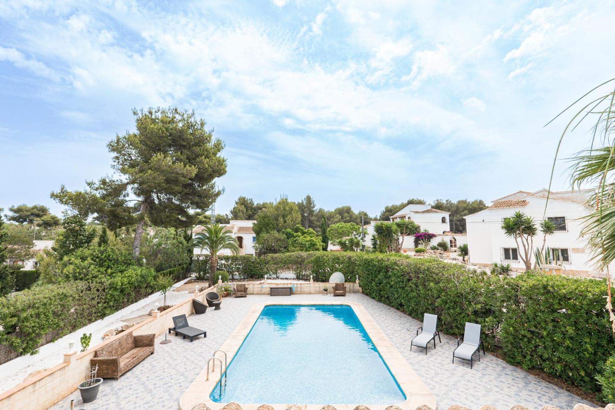 Casa Maria Top Floor Studio Apartment With Swimming Pool Javea Exterior photo